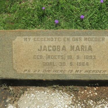 OOSTHUIZEN Nicolaas Jacobus 1887-1973 &amp; Jacoba Maria ROETS 1893-1964
