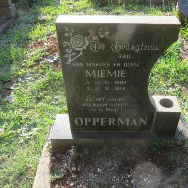 OPPERMAN Miemie 1894-1986