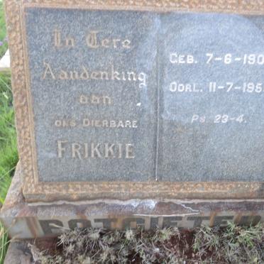 POTGIETER Frikkie 1904-1956