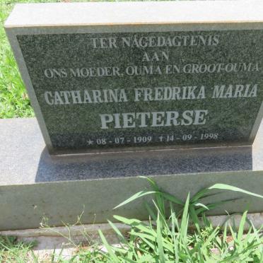 PIETERSE Catharina Fredrika Maria 1909-1998