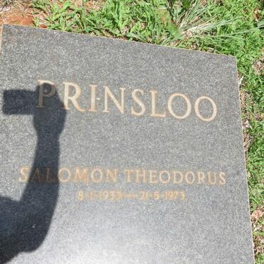 PRINSLOO Salomon Theodorus 1933-1973