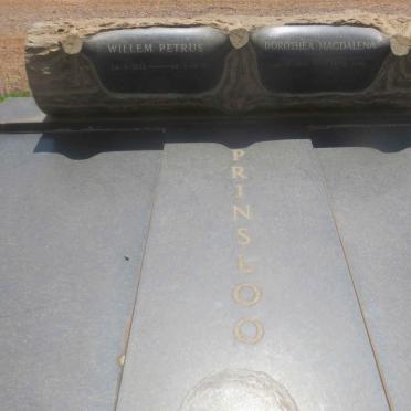 PRINSLOO Willem Petrus 1898-1975 &amp; Dorothea Magdalena 1901-1990