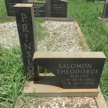 PRINSLOO Salomon Theodorus 1912-1978