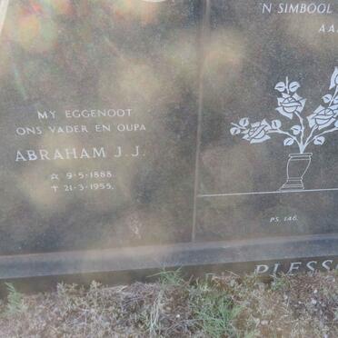 PLESSIS Abraham J.J., du 1888-1955 &amp; Hester C. 1897-1973