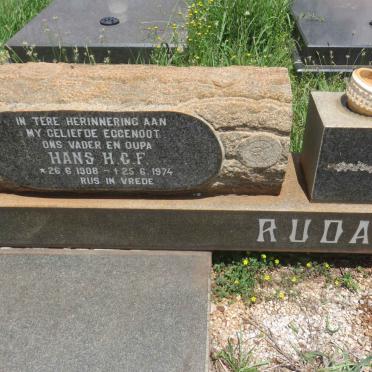 RUDATIS H.G.F. 1908-1974 &amp; Edna 1913-2000