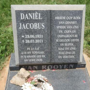 ROOYEN Daniël Jacobus, van 1921-2011 &amp; Helena Elizabeth 1913-2006
