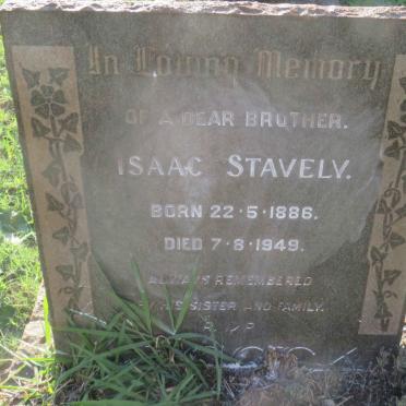 STAVELY Isaac 1886-1949