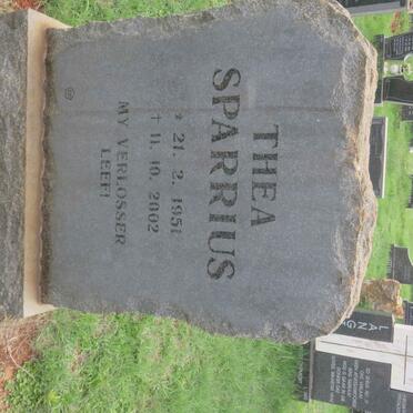 SPARRIUS Thea 1951-2002