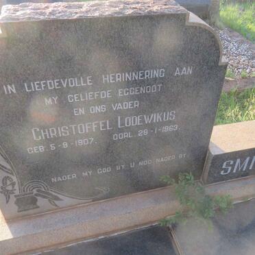 SMIT Christoffel Lodewikus 1907-1963 &amp; Aletta Catherina G. 1910-1999