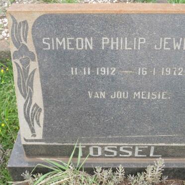 TOSSEL Simeon Philip Jewell 1912-1972