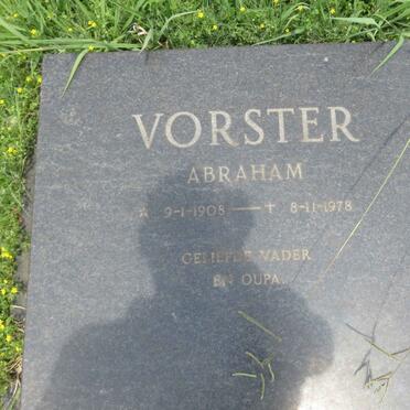 VORSTER Abraham 1908-1978
