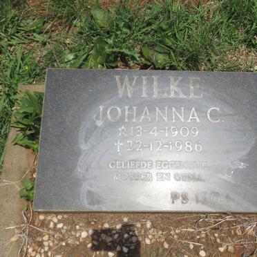 WILKE Johanna C. 1909-1986
