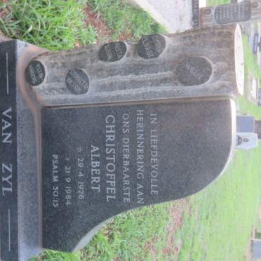 ZYL Christoffel Albert, van 1926-1984