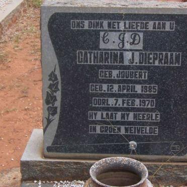 DIEPRAAM Catharina J. D. nee JOUBERT 1885-1970