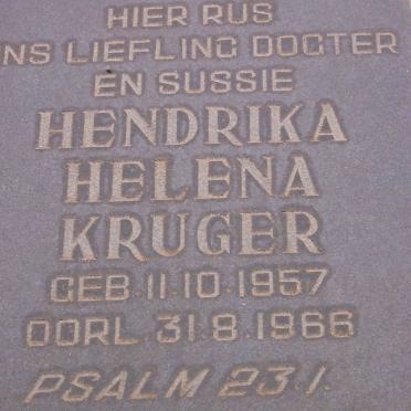 KRUGER Hendrika Helena 1957-1966