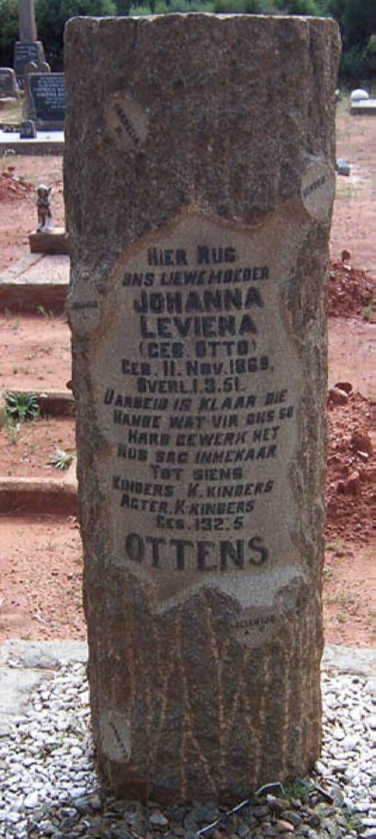 OTTENS Johanna Leviena nee OTTO 1869-1951