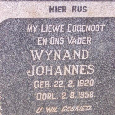PRETORIUS Wynand Johannes 1920-1958