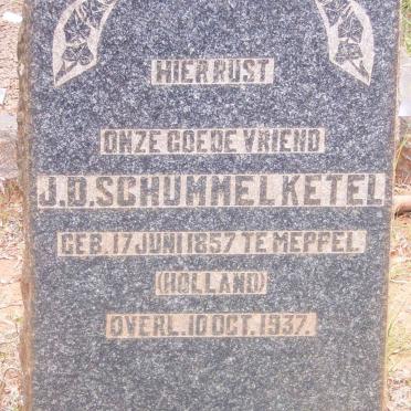 SCHUMMELKETEL J.D. 1857-1937