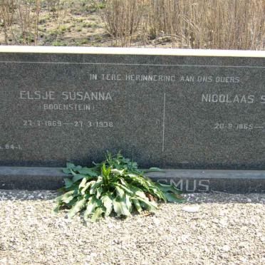 ERASMUS Nicolaas Stephanus 1865-1944 &amp; Elsje Susanna BODENSTEIN 1869-1938