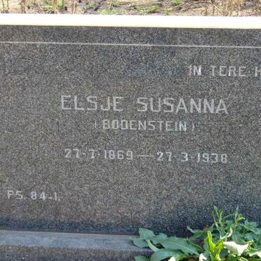 ERASMUS Elsje Susanna nee BODENSTEIN 1869-1938 