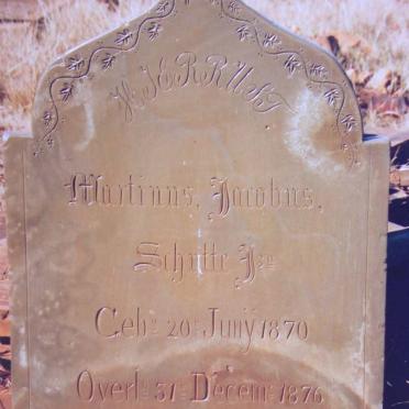 SCHUTTE Martinus Jacobus 1870-1876