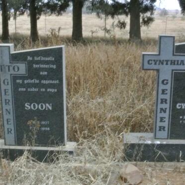 GERNER Otto 1927-1998 :: GERNER Cynthia 1933-2014