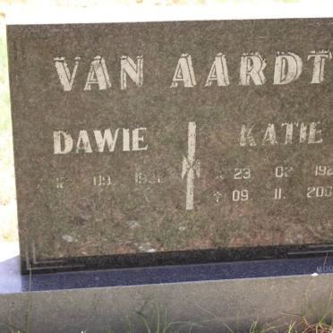 AARDT Dawie, van 1922- &amp; Katie 1927-2000