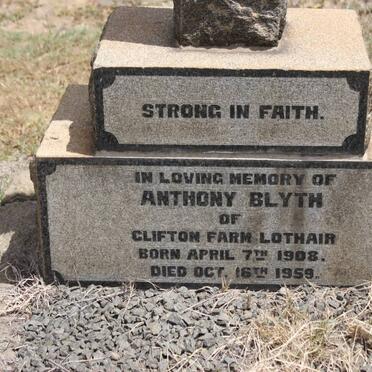 BLYTH Anthony 1909-1959