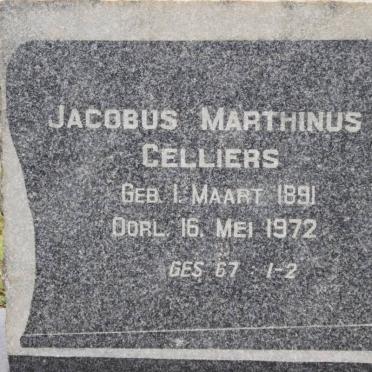 CELLIERS Jacobus Marthinus 1891-1972