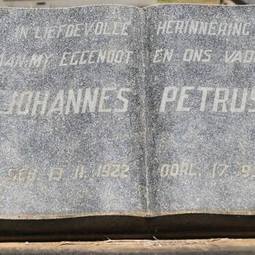 COETZEE Johannes Petrus 1922-1975