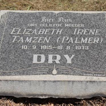 DRY Elizabeth Irene Tamzen nee PALMER 1915-1973