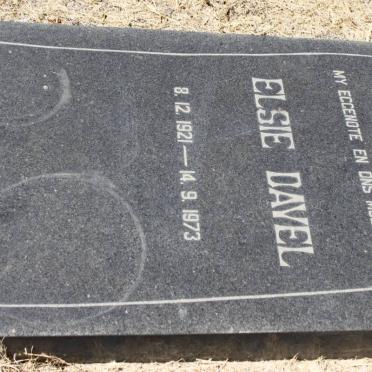 DAVEL Elsie 1921-1973