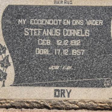 DRY Stefanus Cornelis 1912-1957