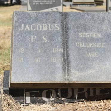 FOURIE Jacobus P.S. 1941-1977