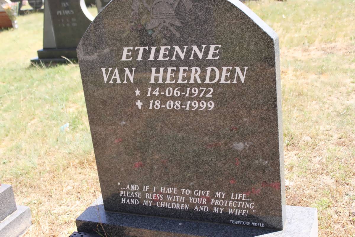 HEERDEN Etienne, van  1972-1999