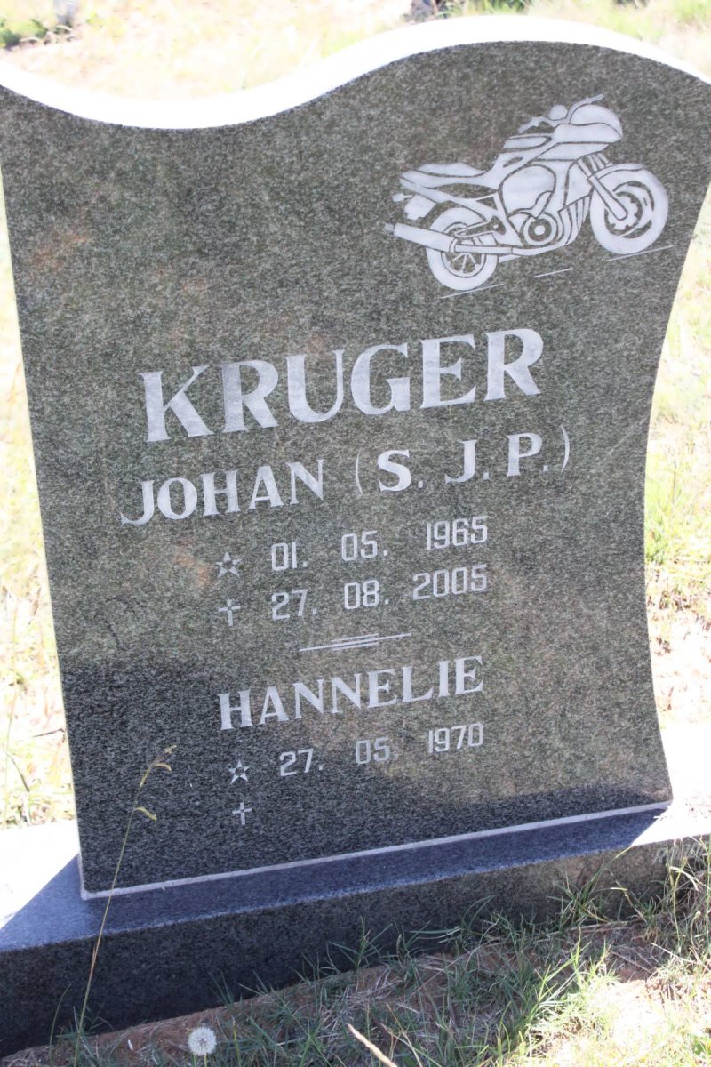 KRUGER S.J.P. 1965-2005 &amp; Hannelie 1970-