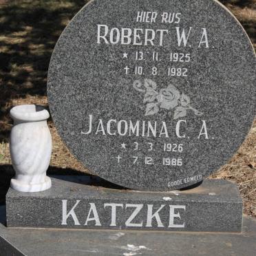 KATZKE Robert W.A. 1925-1982 &amp; Jacomina C.A. 1926-1986