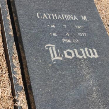 LOUW Catharina M. 1907-1977