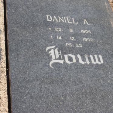 LOUW Daniel A. 1905-1992