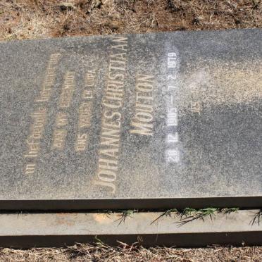 MOUTON Johannes Christiaan 1905-1979