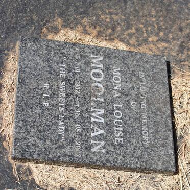 MOOLMAN Mona Louise 1932-2007