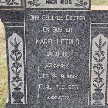 MERWE Karel Petrus Jacobus, v.d. 1938-1956
