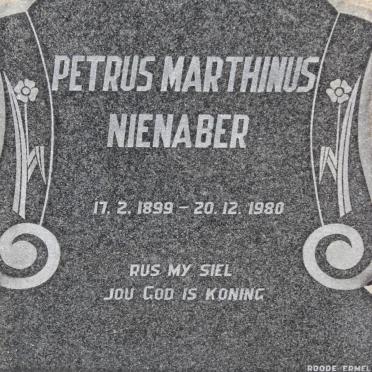 NIENABER Petrus Marthinus 1899-1980