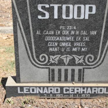 STOOP Leonard Gerhardus 1913-1970