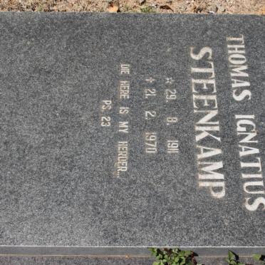 STEENKAMP Thomas Ignatius 1911-1970