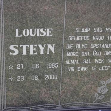 STEYN Louise 1965-2000