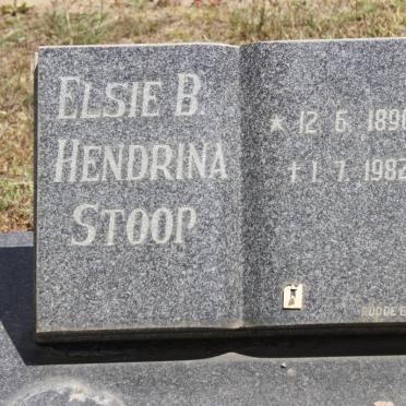 STOOP Elsie B. Hendrina 1890-1982