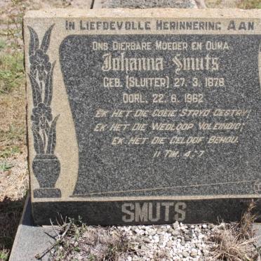 SMUTS Johanna geb SLUITER 1878-1962