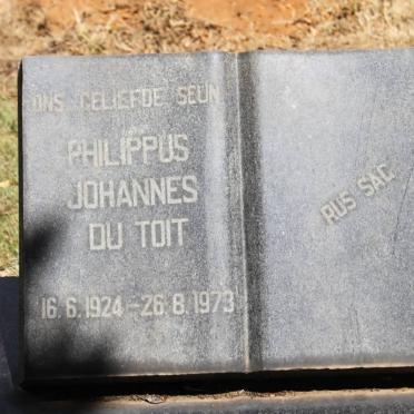 TOIT Philippus Johannes, du 1924-1973