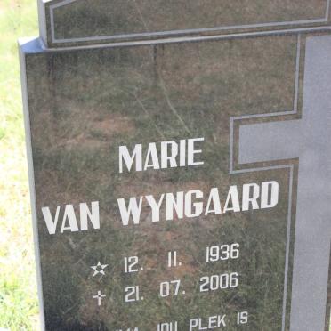 WYNGAARD Marie, van 1936-2006